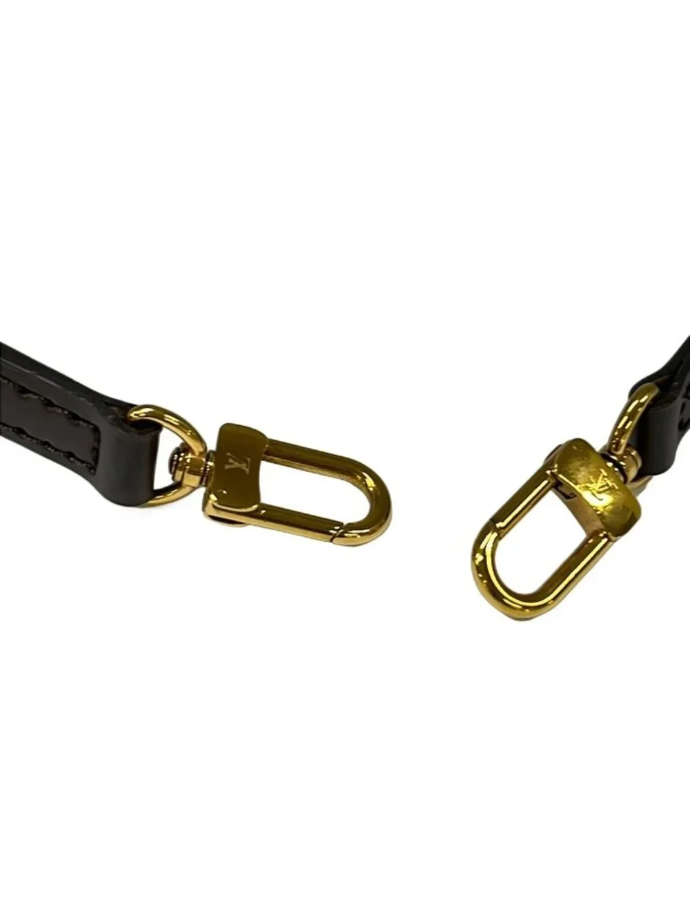 Louis Vuitton Shoulder Strap Damier for Ebene Leather